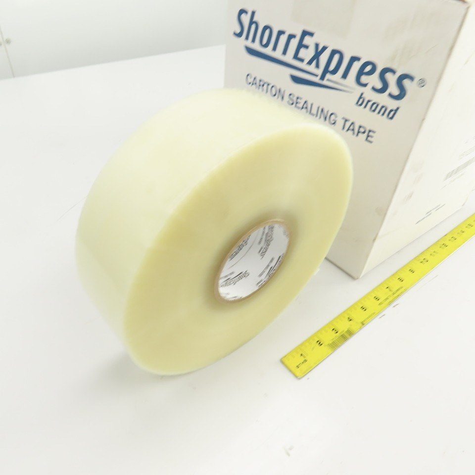 ShorrExpress 15120011 Carton Sealing Tape 72mm x 914m 1000YRD Clear 4 Rolls/Case