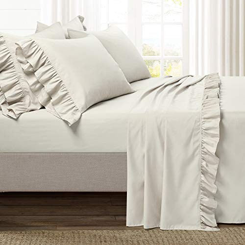 Reyna Ruffle 6 Count Queen Wheat
