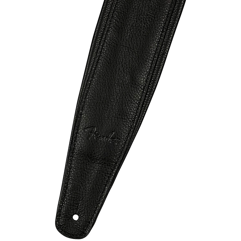 Fender Premium Leather Strap Black 3.5 in.