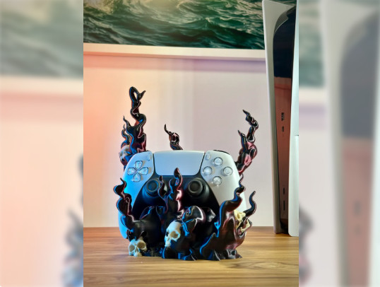 Creepy Halloween themed Controller Stand