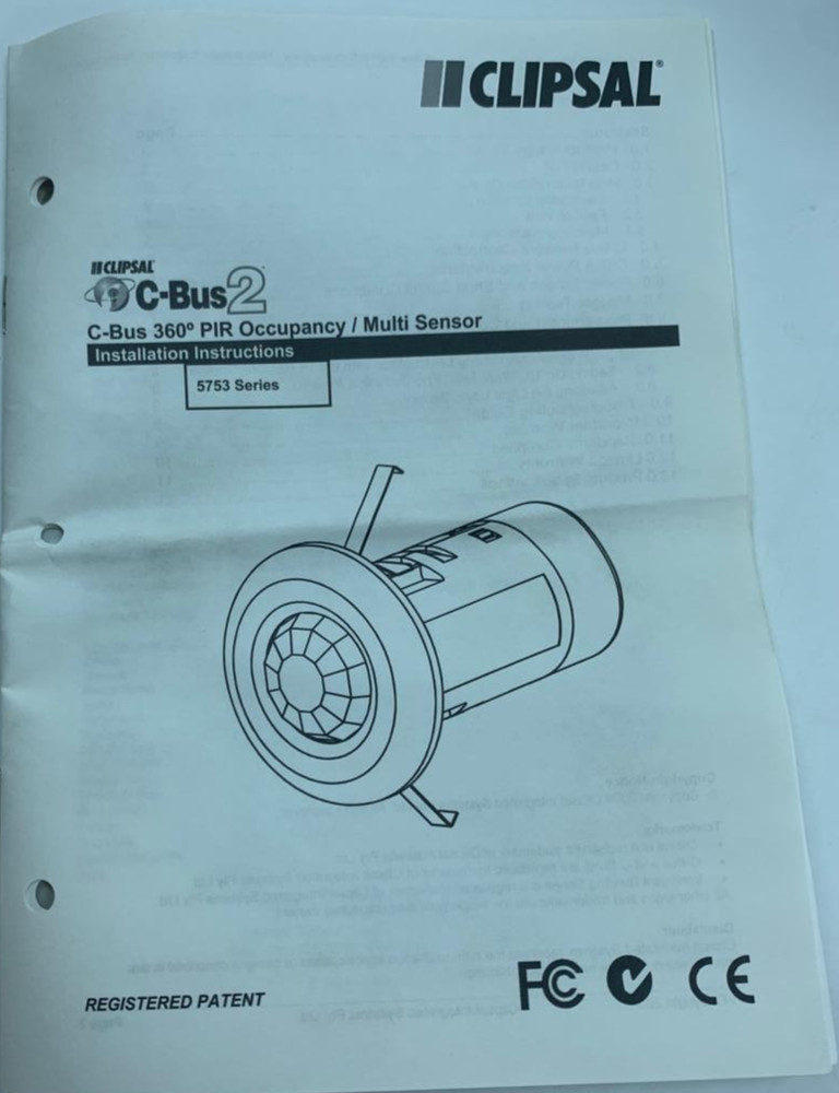 CLIPSAL PIR Occupancy Sensor 5753L