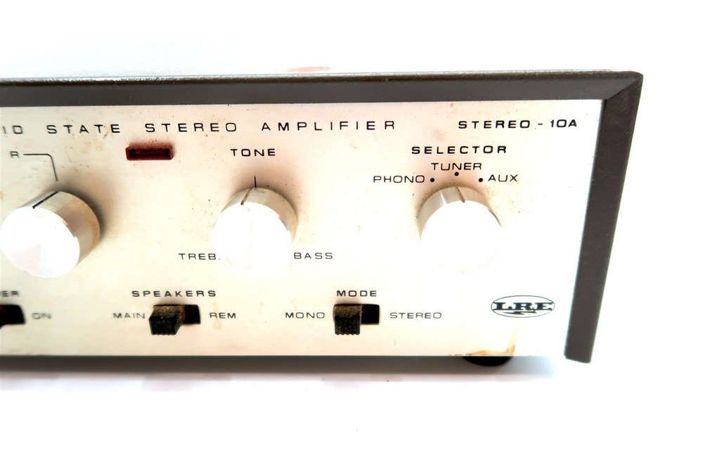 LAFAYETTE SOLID STATE STEREO AMPLIFIER Stereo 10A Tested to Power On Only