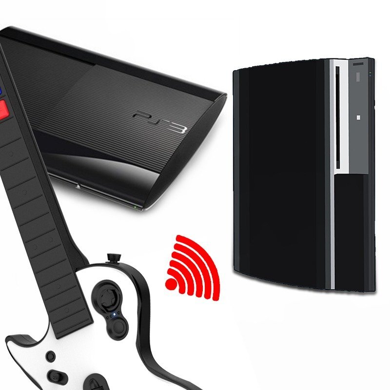 NEW Wireless Guitar Controller for PS3 & PC for Guitar Hero Clone Hero Rockband