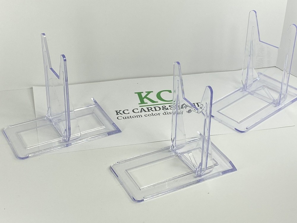 Card Stand - Adjustable-3PACK- GRADED SLAB CARD STAND /FITS ANY SIZE/DURABLE