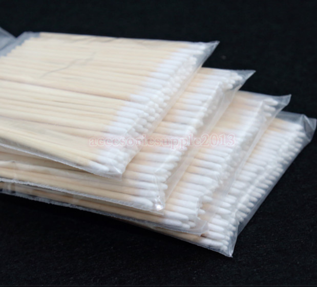 100pcs Microblading Tattoo Supply Cotton Swabs Pointed Q-Tip Makeup Applicator