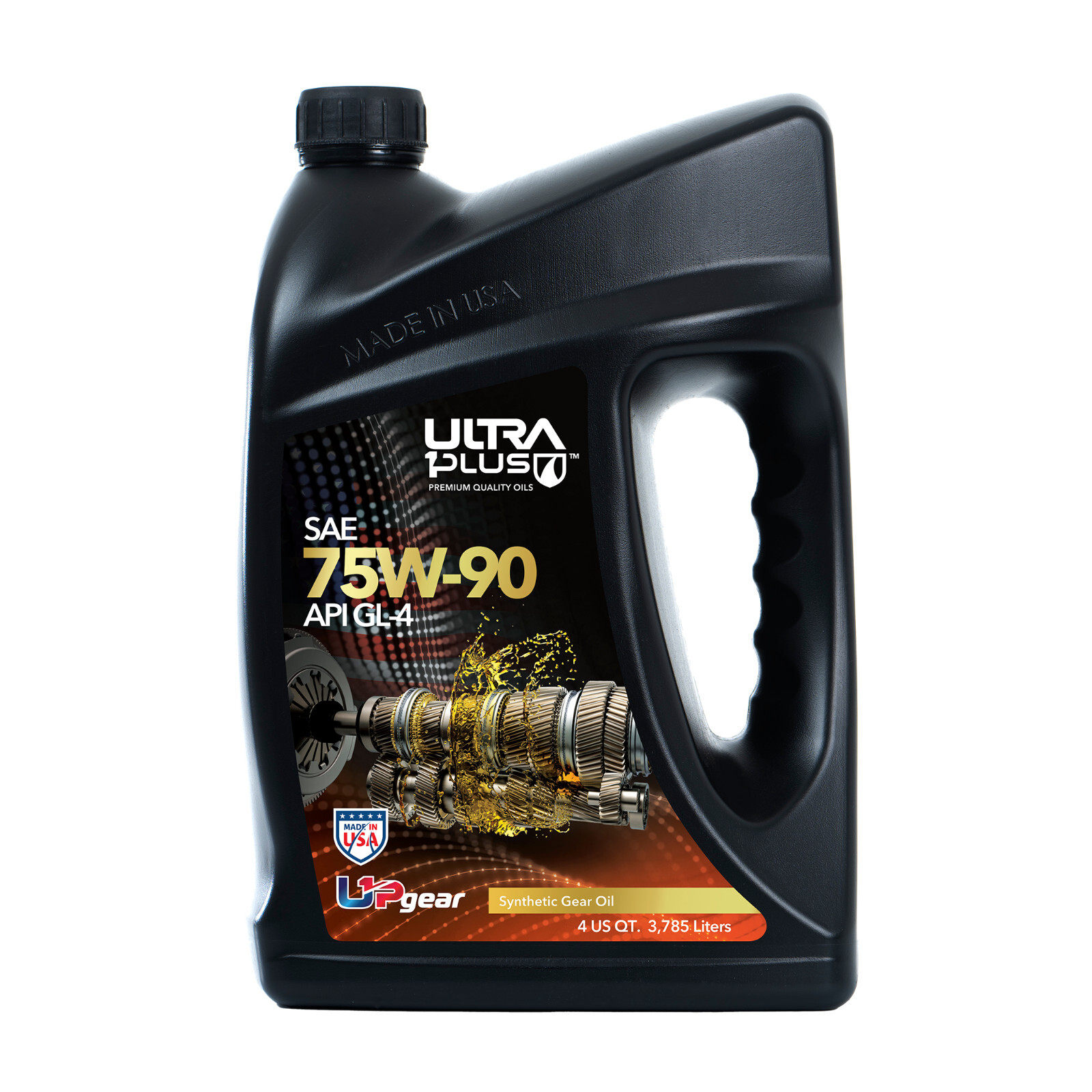 Ultra1Plus SAE 75W-90 Synthetic Gear Oil, API GL-4,  1 Gallon - 4 QTS