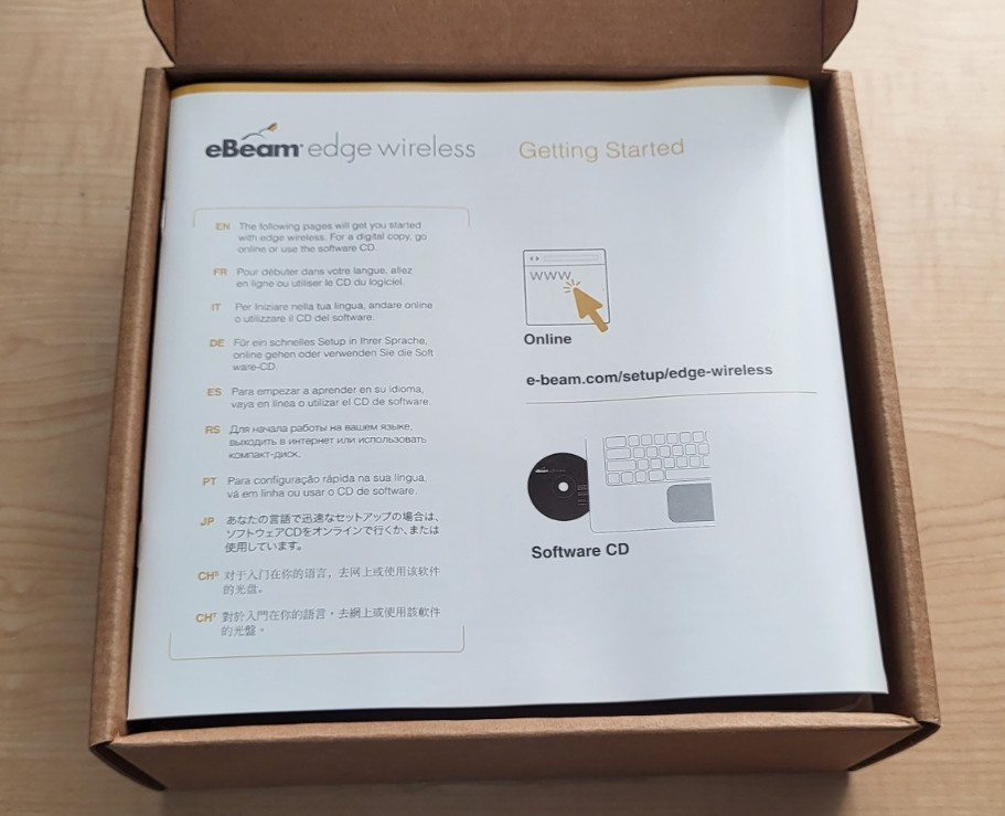 Luidia eBeam Edge Wireless 46003100 (not + model) 46002805 Open Box