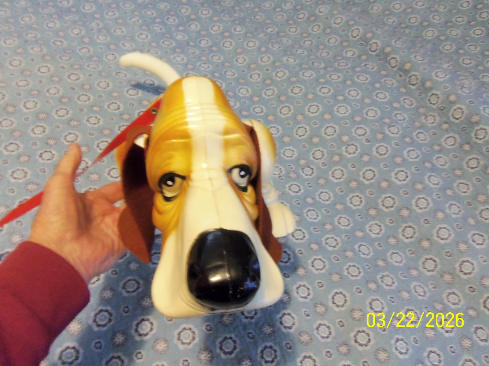 24" Ideal Gaylord The Pup Walking Dog Toy Bassett Hound Beagle