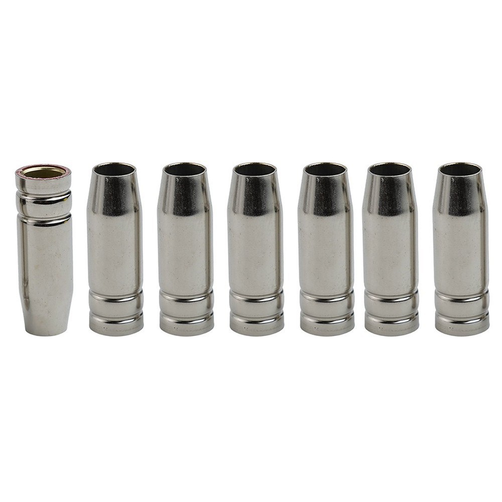 7PCS Replacement Conical Gas Nozzle Shield Cups for 15AK Welding Torch