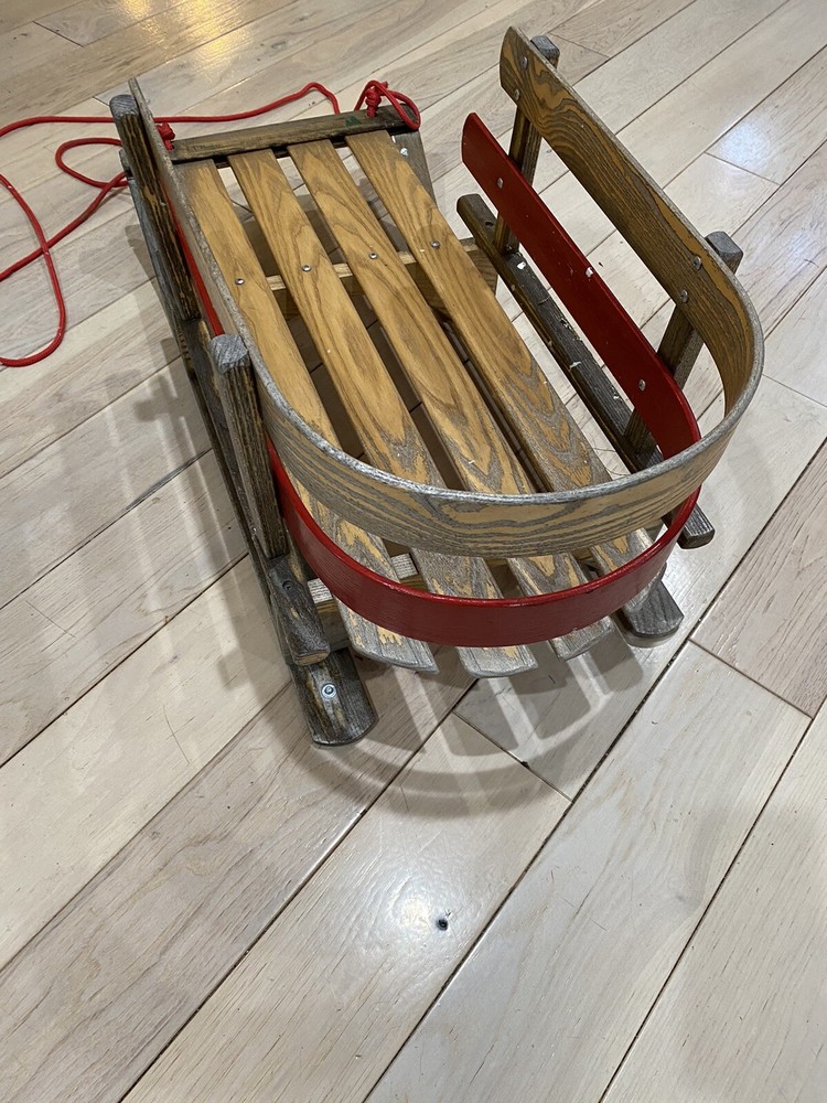 child sled used / L.L. Bean