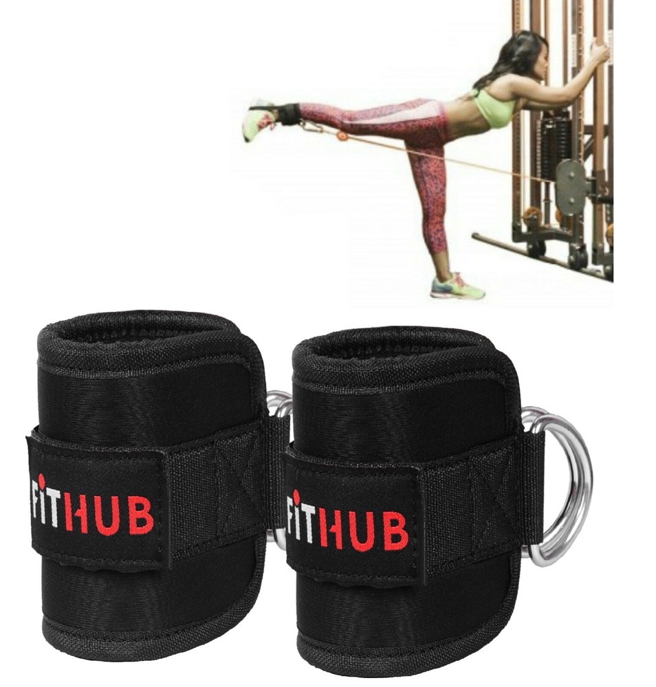 Ankle Straps For Cable Machine Kickbacks Glute Workouts Lower Body Exercises USA