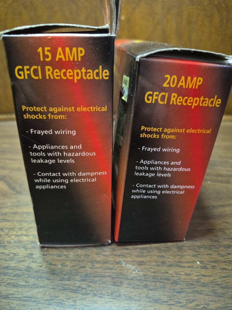 North Tech 15 AMP +2 20amp GFCI Receptacles