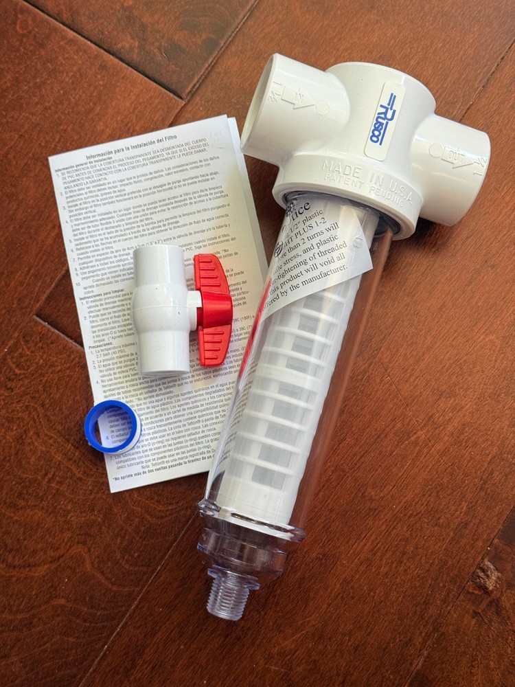 Rusco / Vu-Flow 1-1/2 Inch Spin Down Separator 100 F Filter