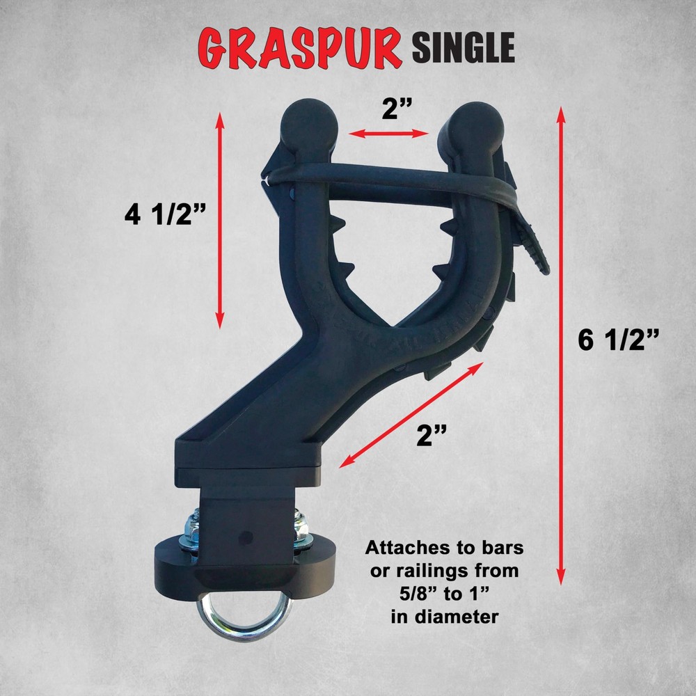 Graspur Single ATV Gun & Bow Rack - Model ATV1 Pair, --