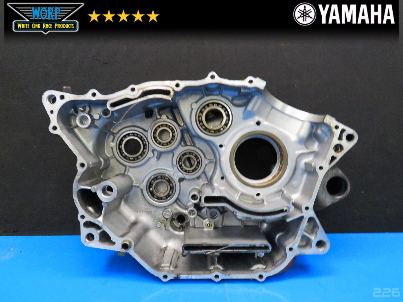 2006 YAMAHA RAPTOR 350 MATCHED LEFT RIGHT CRANK CASES CRANKCASE SET ~ OEM 04-13