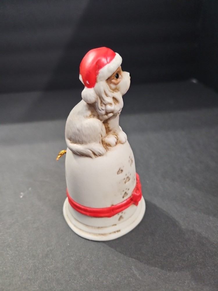 Gift Gallery Dog Christmas Procelain Bell