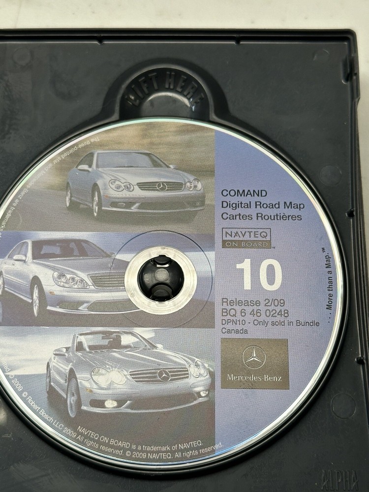 Mercedes Benz Command Navigation Disc