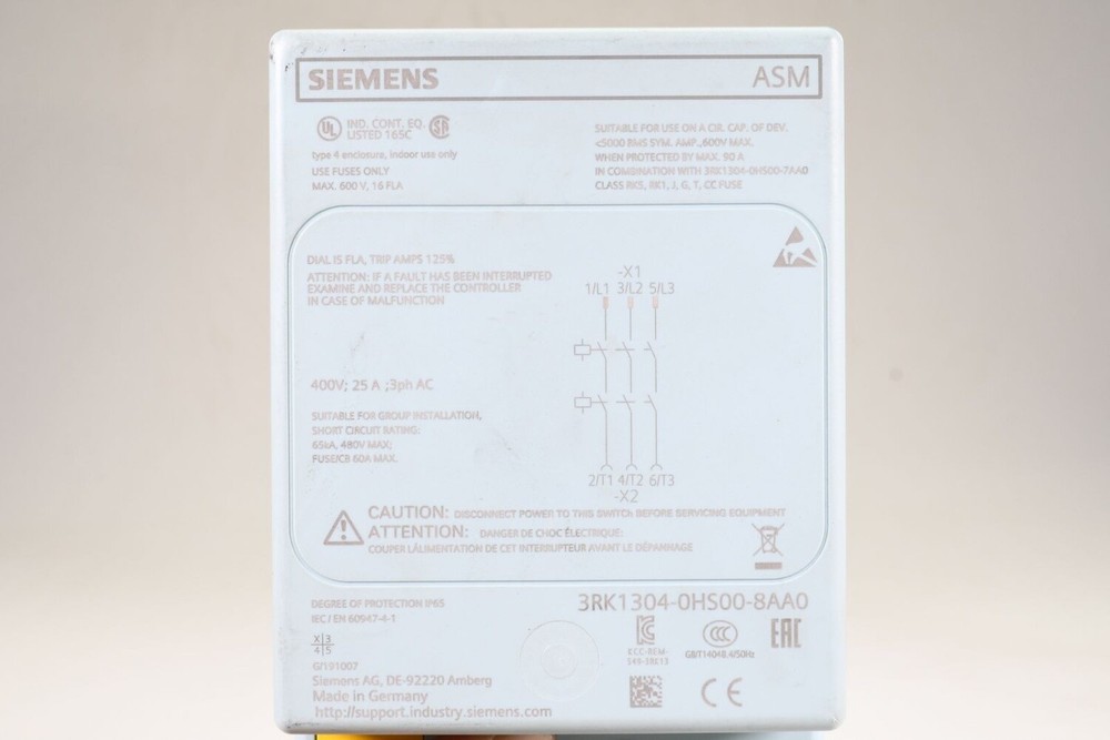SIEMENS 3RK1304-0HS00-8AA0, Disconnection module, E02