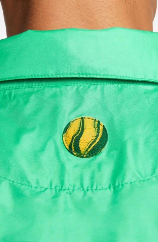 NIKE Unscripted Phoenix Water Repellent Golf Jacket in Spring Green Size XL