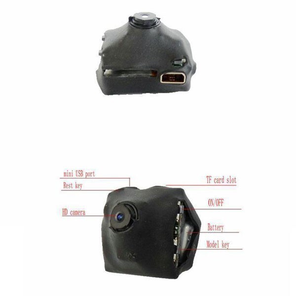 1080P HD Mini DIY button Design smallest Tiny Video Lens camera Audio recorder
