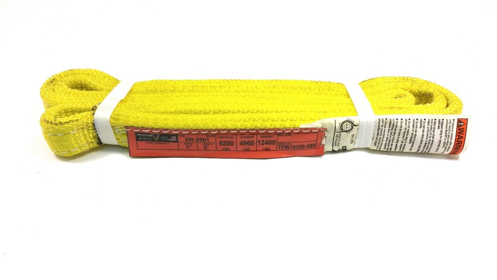 Nylon Lifting Sling - Endless - 1" x 3' - 2 Ply
