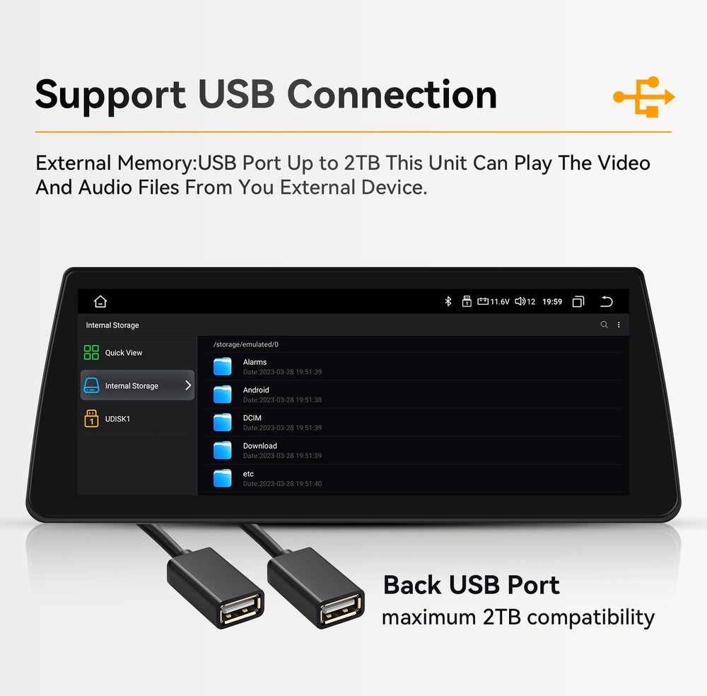 10.25" For BMW E81 E82 E87 E88 Without Screen Android Car Stereo Radio Head Unit