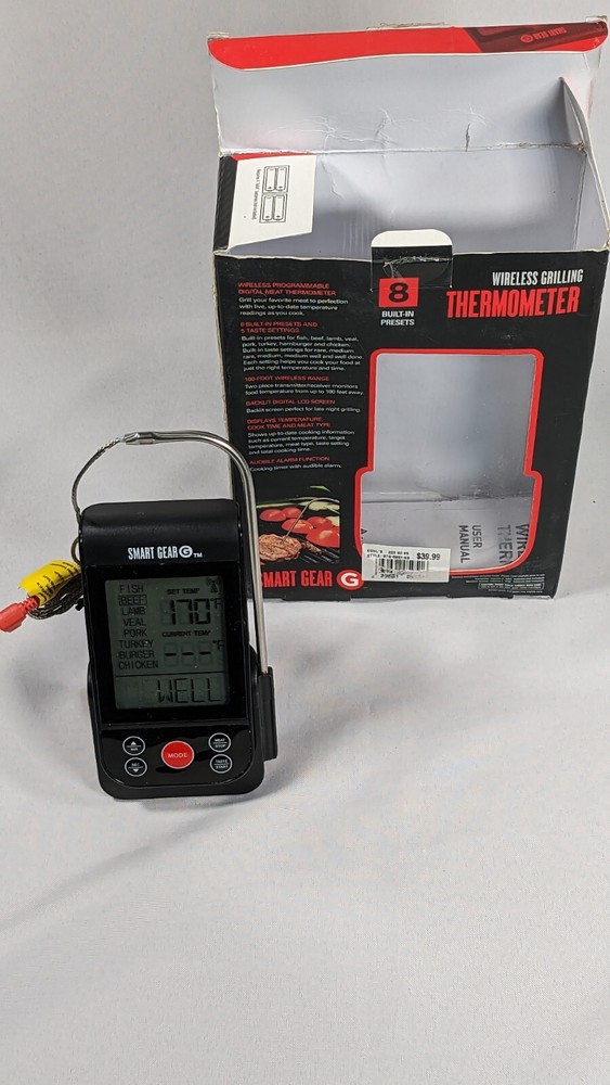 SmartGear - Wireless Grilling Thermometer - OPEN BOX