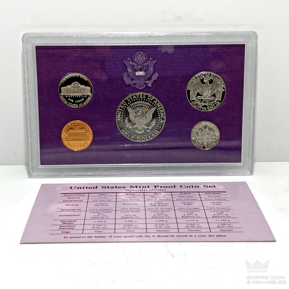 1992-S Proof Set U.S. Mint Original Government Packaging OGP