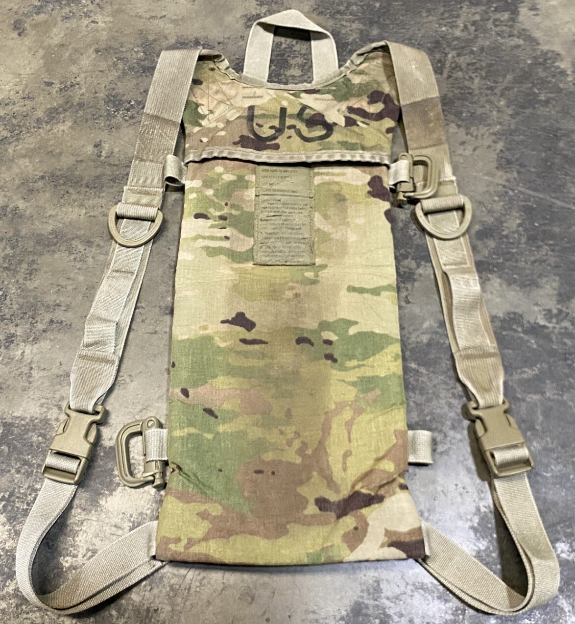 USGI Military MOLLE 3L / 100oz MULTICAM / OCP HYDRATION CARRIER Pack System ACC