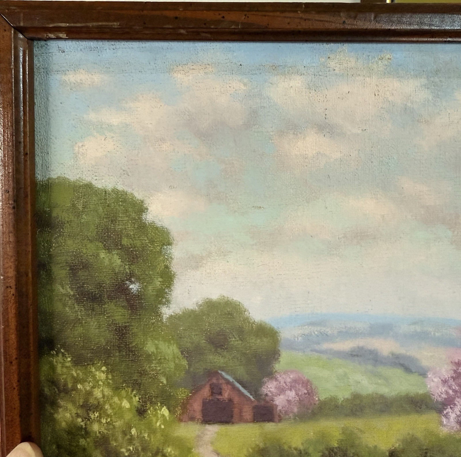 Circa 1920 Oil Painting L Sperman Listed American 20th Century