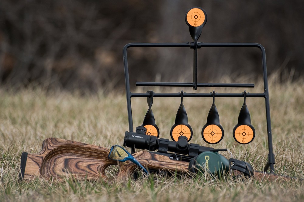 Caldwell Rimfire Resetting Target - Durable, Easy Setup, .22LR