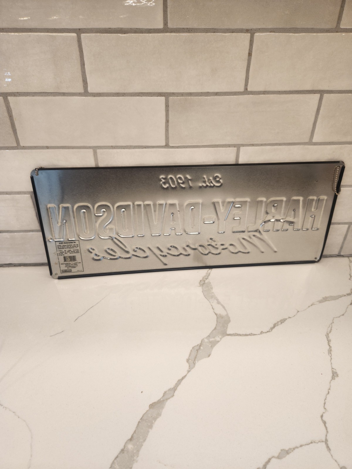 Harley Davidson Ande Rooney HD Motorcycle Tin Metal Sign Man Cave Garage Gift