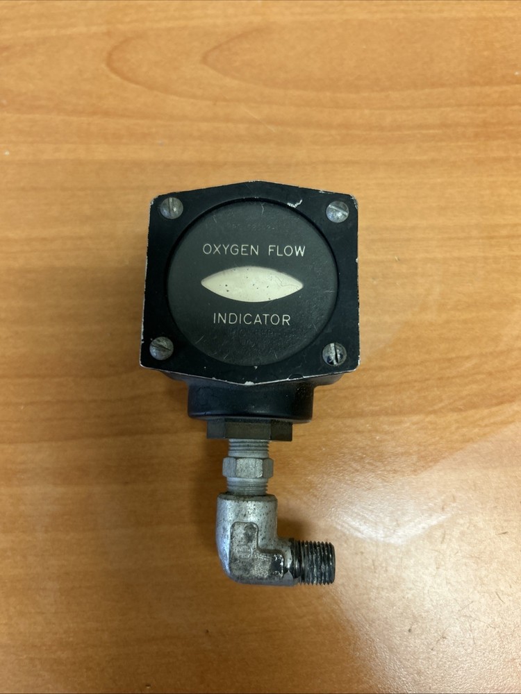 Bendix Aviation Pioneer oxygen flow "blinker" indicator P/N DJ-2-1