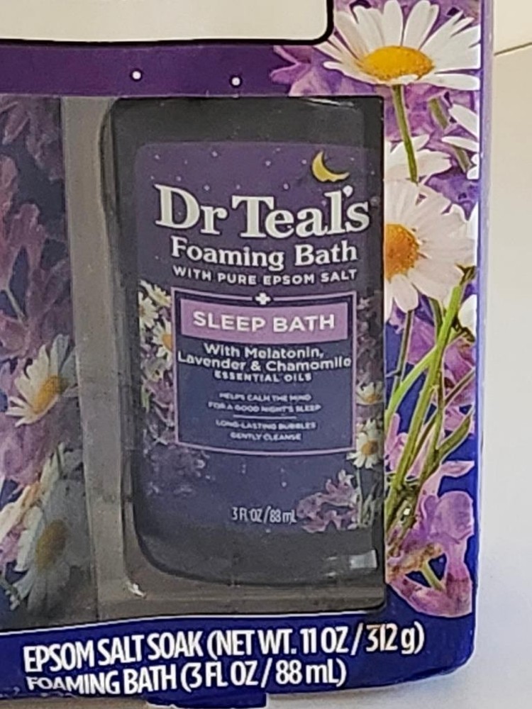 Dr Teals Epsom Salt Lavender & Chamomile Plus Foaming Bath Oils