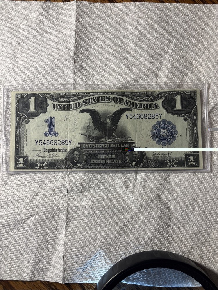 1899 $1 silver certificate black eagle