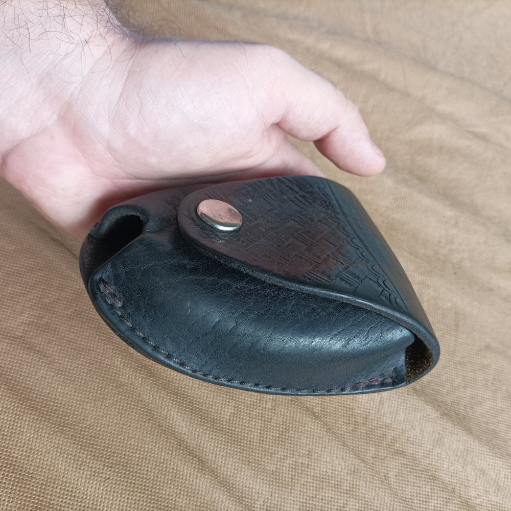 Vintage USSR leather Case for handcuffs