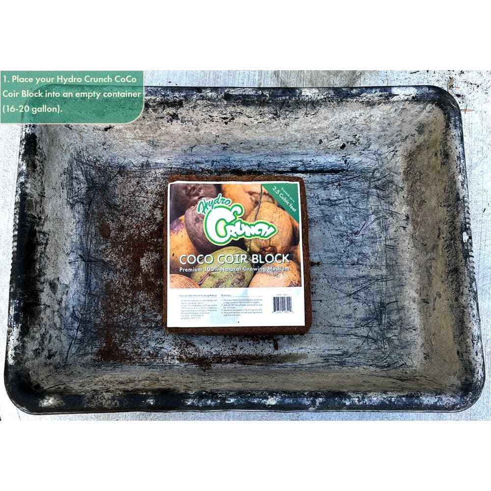 Coco Coir Block 2.5cu ft. 15 gal. 2 Pack Soil Enhancer Amendment Organic Peat