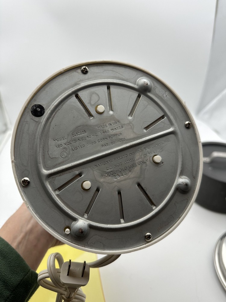Presto Corn Popper VTG 0482005