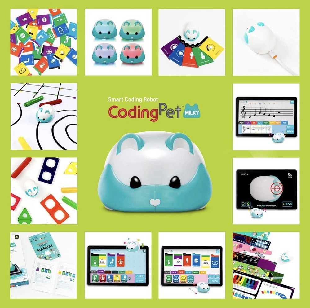 Coding Pet Milky Smart Coding Robot STEM Toy Interactive Learning For Kids