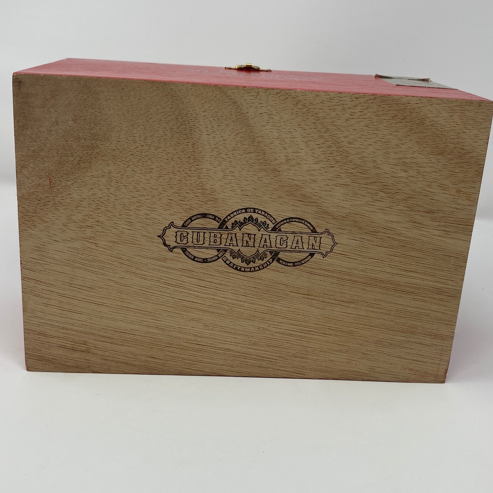 Empty Cosechero Wooden Cigar Box Red 50 Robustos - Nicaraguan - Storage Crafts