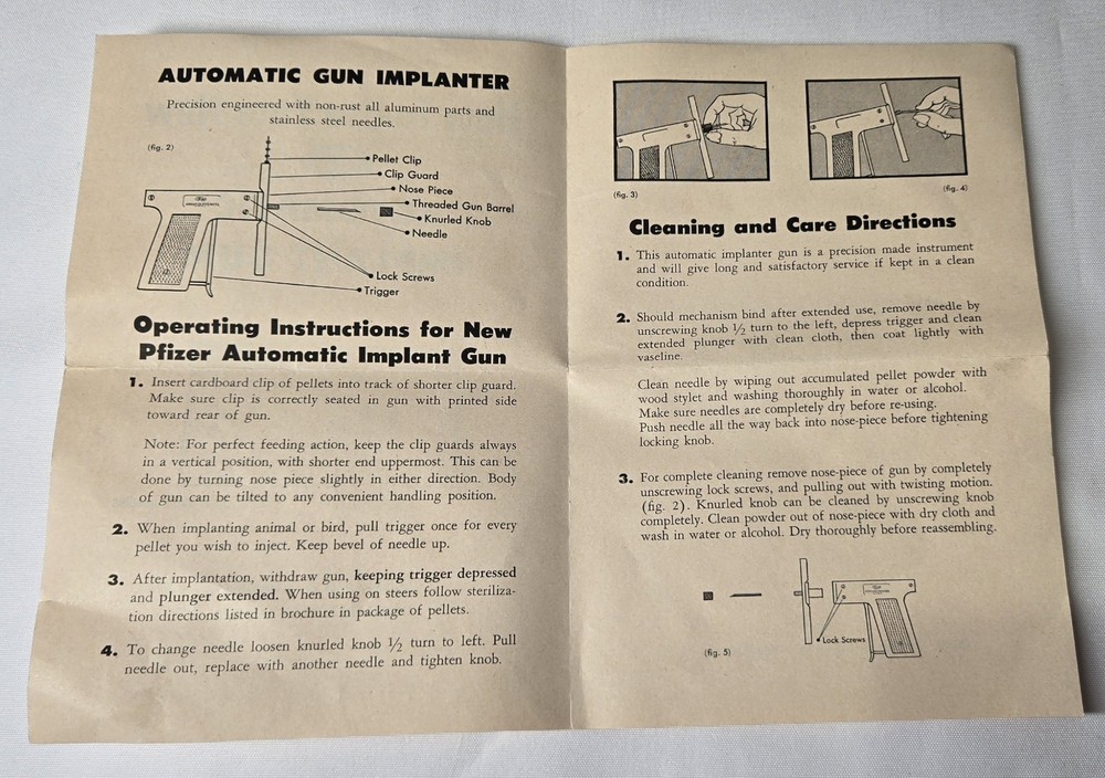 VINTAGE PFIZER AUTOMATIC IMPLANT GUN
