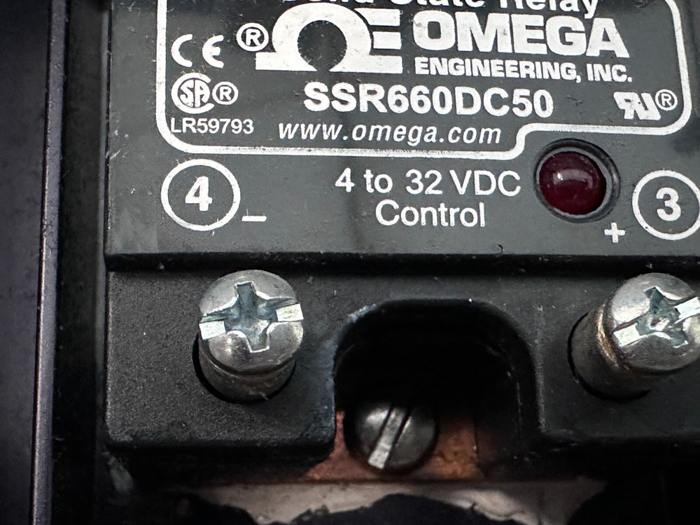 Omega SSR660DC50 Solid State Relay w/Large Heatsink