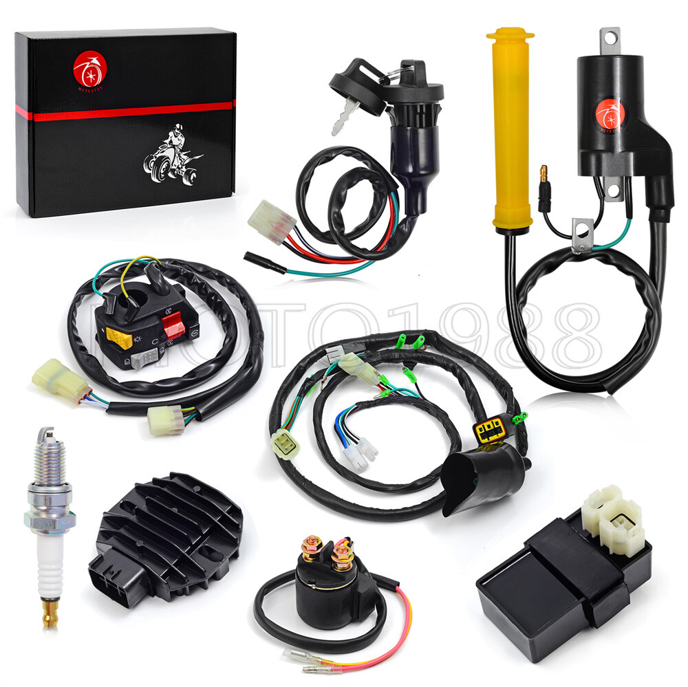 CDI Ignition Coil Switch Wire Harness Assy For Honda Sportrax TRX400EX 1999 -04