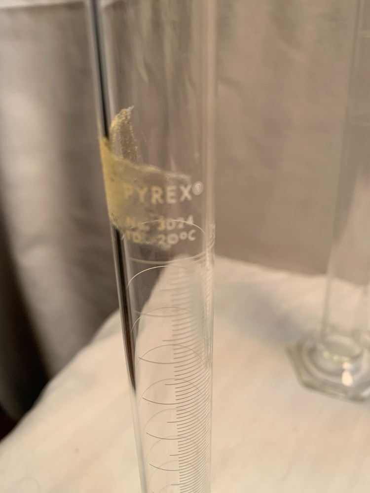 4 Corning Pyrex Graduated Cylinder