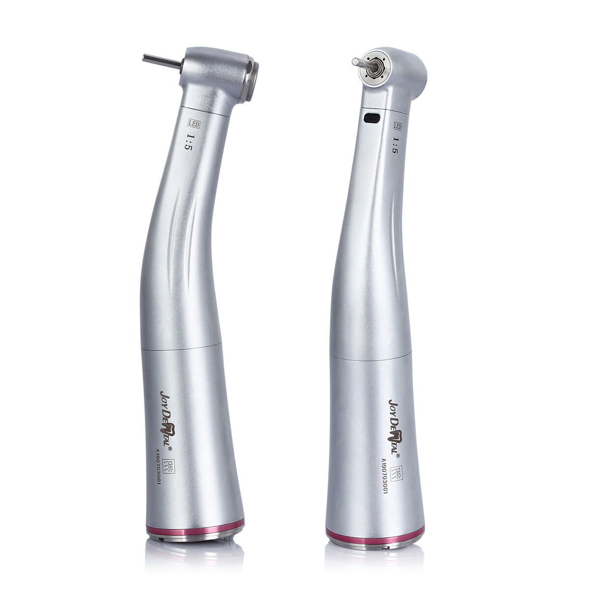 Dental 1:5 Increasing Contra Angle Optic LED Handpiece Fit for Electric Motor