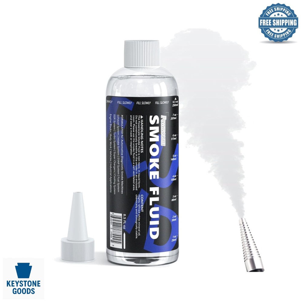 8.5oz Smoke Machine Liquid Refill for Automotive Leak Testing