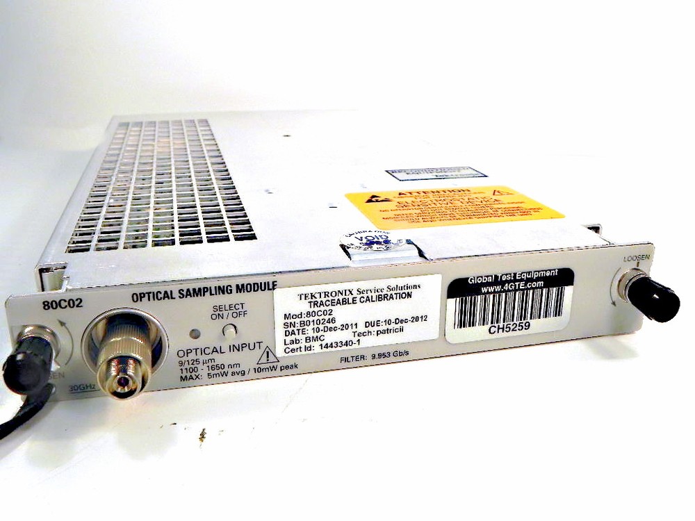 Tektronix 80C02 20 GHz Optical Module