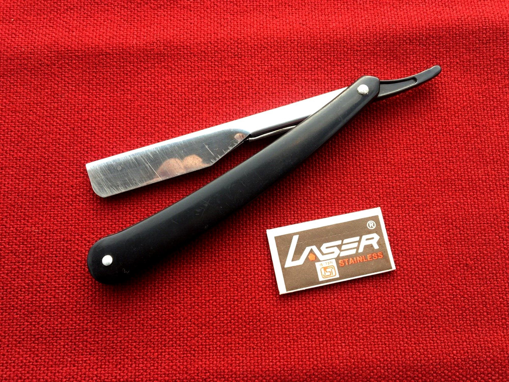 Vintage USSR Straight Razor Replaceable Disposable Blades