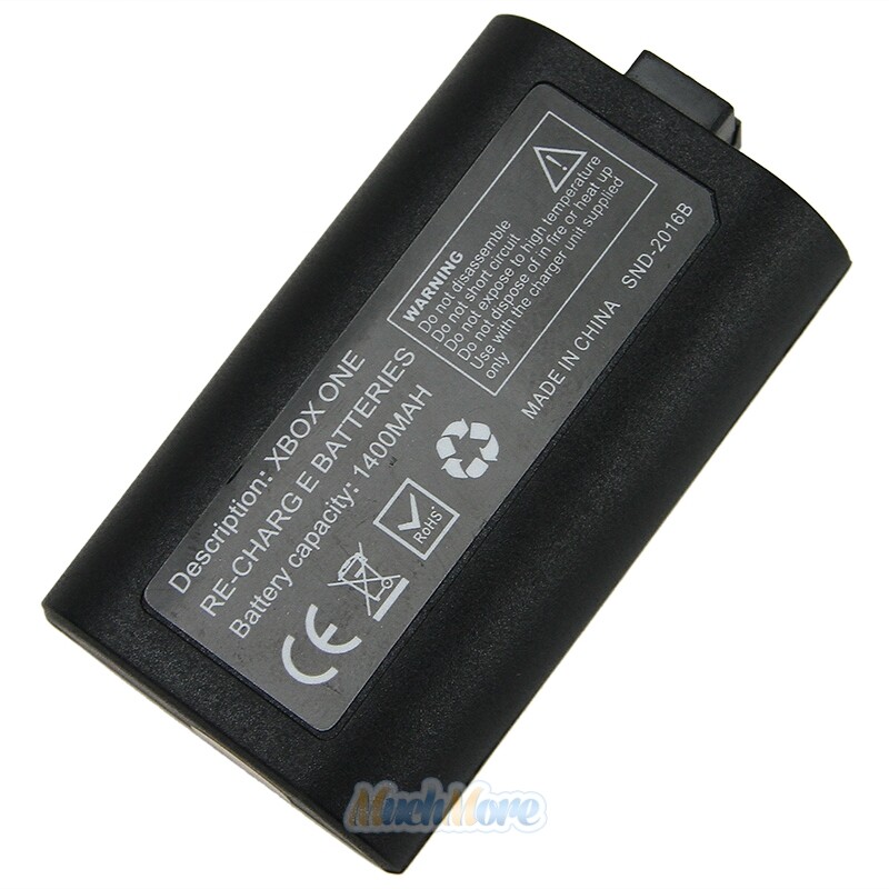 For XBOX One Controller 1400mAh Rechargeable Battery Pack w/ 9ft Charging Cable