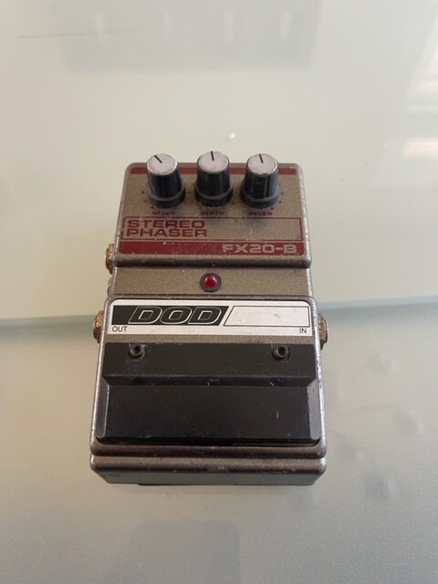 Vintage DOD Electronics Stereo Phaser FX20-B Guitar Effects Pedal Untested 1980s